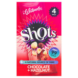 Whitworths Shots Chocolate and Hazelnut Snack Bar 4 x 25g