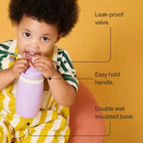 Tommee Tippee Insulated Active Spout Cup Purple/Pink toddler cup (British brand)