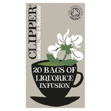 Clipper Organic Liquorice Tea Bags 20 Count Herbal Infusion