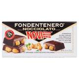 Novi Fondentenero Extra Dark Chocolate with Whole Hazelnuts Chocolate Bar 130g