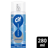 Cif Infinite Clean Sensitive Lotus and Mineral Salts cleaning spray reload 280ml - British product