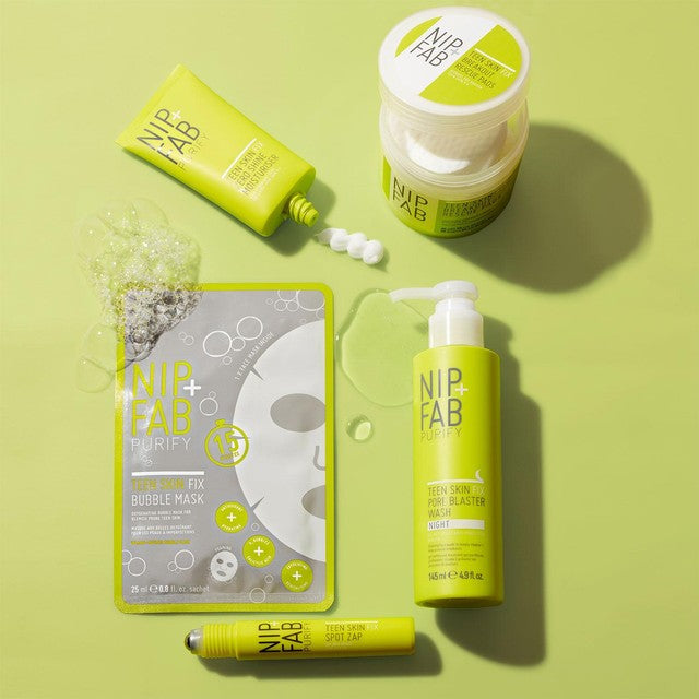 NIP+FAB Teen Skin Pore Blaster Night Wash 145ml, imported from the UK