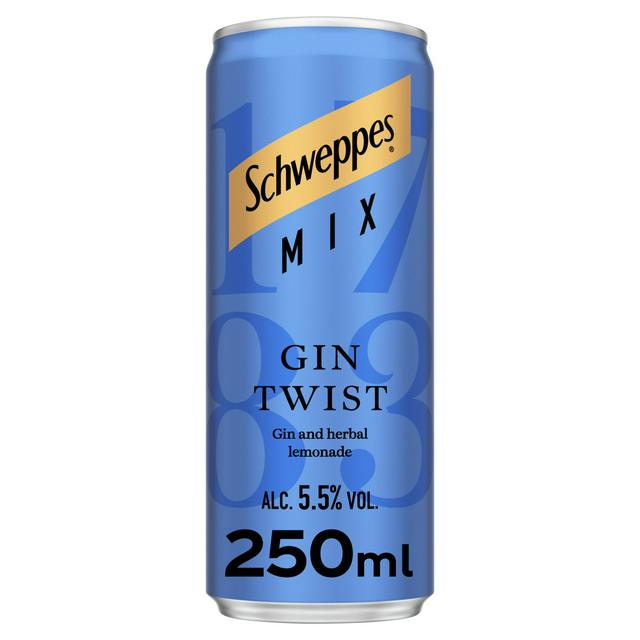 Alcoholic Gin and Lemonade Cocktail Can 250ml