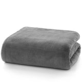 Deyongs Snuggle Touch Microfibre Throw Dark Grey 140x180cm