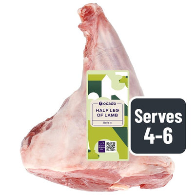 Ocado Half Leg of Lamb Bone In Roast Joint 1.05kg