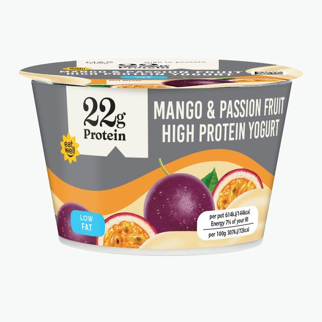 M&S mango and passion fruit high protein yogurt 200g, imported from the UK