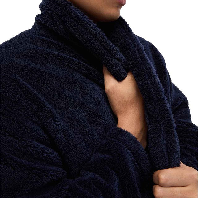 M&S Men's Dressing Gown Navy XXL, imported from the UK