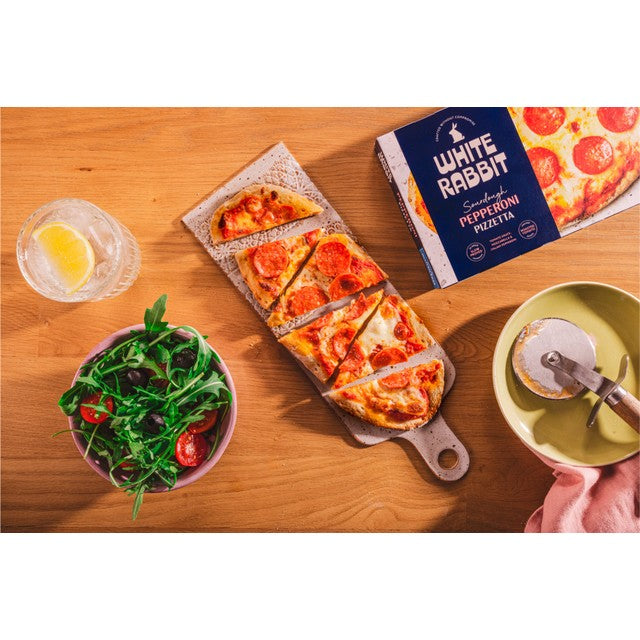 White Rabbit Gluten Free Sourdough Pepperoni Pizzetta 175g (British brand)