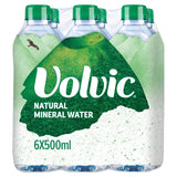 Volvic still mineral water 6 x 500ml (British brand)