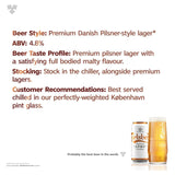 Carlsberg Export lager beer 4 x 568ml cans - British product