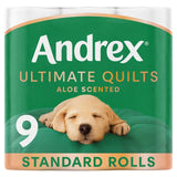 Andrex Ultimate Quilts with Aloe Vera toilet rolls 9 rolls - British product