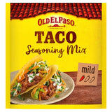 Old El Paso Garlic & Paprika Taco Seasoning Mix 25g, imported from the UK