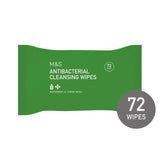 M&S Watermint & Lemon Basil Antibacterial Cleansing Wipes 72 per pack