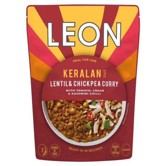 Leon Keralan Style Lentil & Chickpea Curry 250g, UK version