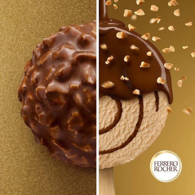 Ferrero Rocher hazelnut ice cream sticks 3 x 70ml - British product