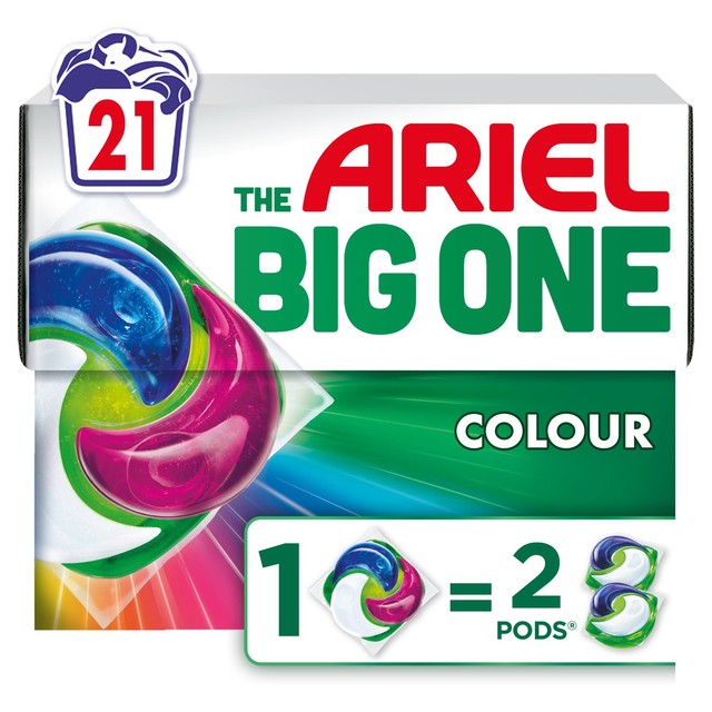 Ariel Colour Washing Liquid Pods 21 washes - British product