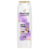 Pantene Silky and Glowing Shampoo 400ml, imported from the UK