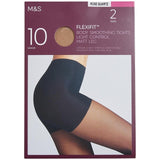 M&S 10 denier light control sheer tights Rose Quartz extra large 2 pack, imported from the UK