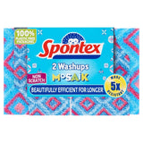 Spontex Mosaik Non-Scratch Washups Sponge Scourers 2 Pack