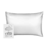 Silver Cloud Silver Satin Pillowcase Standard 50 x 75 cm