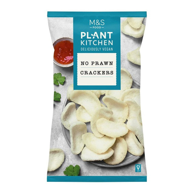 M S Plant Kitchen prawn flavour cracker 50g, imported from the UK