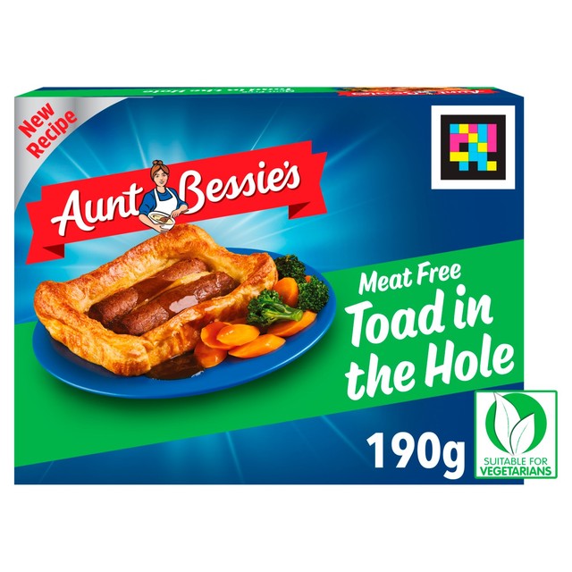 Aunt Bessie's Vegetarian Toad in the Hole ready meal 190g - British product