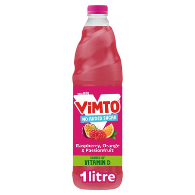 Vimto Remix Raspberry Orange Passionfruit Squash Drink 1L