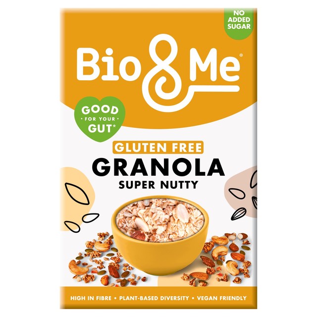 Bio & Me Super Nutty Gluten Free Granola 350g - British product