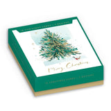 Woodmansterne Christmas Cheer & Christmas Tree 2 Designs Greeting Card Pack 10 per pack