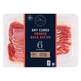 M&S dry cured smoked back bacon rashers 220g, imported from the UK
