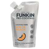 Funkin White Peach Puree Sweetened Fruit Puree 1kg