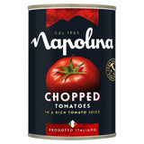 Napolina Chopped Tomatoes in Rich Tomato Juice Tinned Tomatoes 400g
