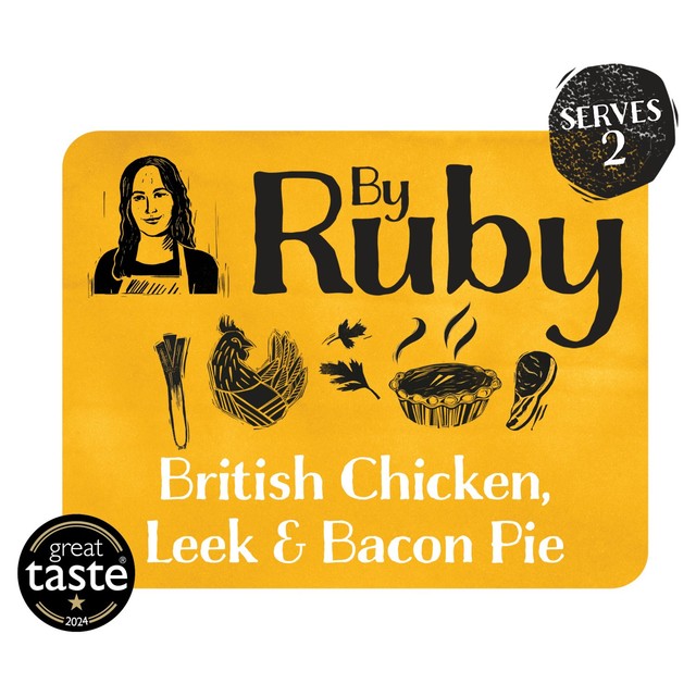 ByRuby chicken leek and bacon pie 600g - British product