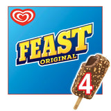 Walls Feast Original Chunky Chocolate Ice Cream Sticks 4x90ml