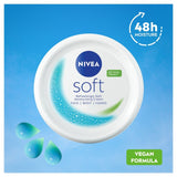 Nivea Soft Moisturiser Cream 300ml, imported from the UK