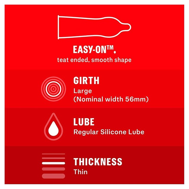 Durex Thin Feel Condoms Enhanced Sensitivity Regular Fit 30 pack - British product