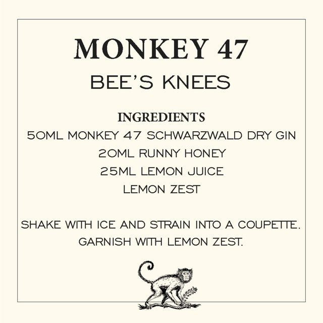 Monkey 47 gin gift set 3x15cl, imported from the UK