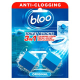 Bloo Original Blue Toilet Rim Blocks 2 x 50g