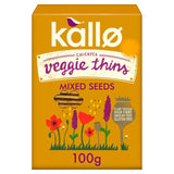 Kallo Veggie Thins Mixed Seeds Crackers 100g