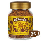 Beanies Sticky Toffee Pudding Flavoured Instant Coffee 50g