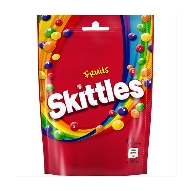 Skittles Vegan Fruit Flavoured Chewy Sweets 136g (British brand)