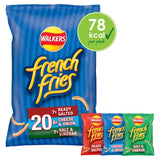 Walkers French Fries Variety Pack Crispy Potato Snacks 20 x 18g