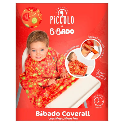 Piccolo X BiBADO Coverall Weaning Bib Red