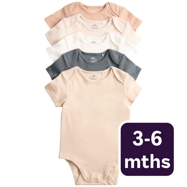M&S baby sleepsuit Neutral 3-6 Months, imported from the UK