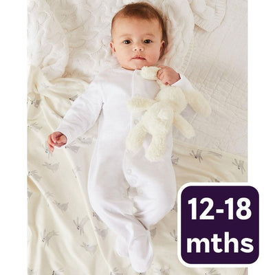 M&S Organic Cotton Sleepsuits 5 Pack 12-18 Months