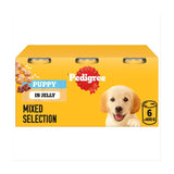 Pedigree puppy wet dog food mixed in jelly 6 x 400g, imported from the UK
