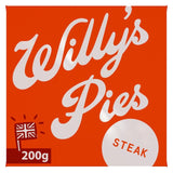 Willy's Pies Steak, Ale & Horseradish Pie 200g