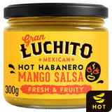Gran Luchito hot habanero mango salsa 300g, UK version