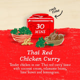 Charlie Bigham's Thai Red Chicken Curry & Fragrant Rice ready meal 835g - British product