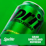 Sprite Zero Sugar lemon and lime soft drink 8x330ml cans (British brand)